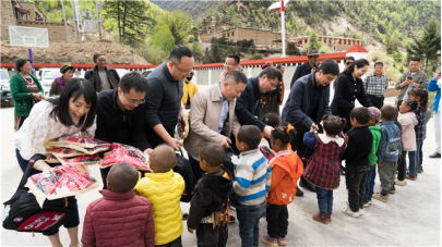 龙8创新公司党委开展帮扶捐赠 和走访慰问活动