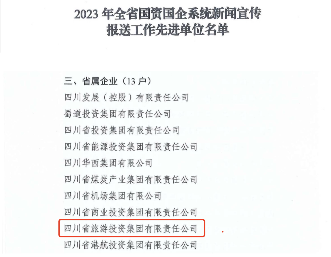 省龙8集团获评2023年全省国资国企系统新闻宣传报送工作先进单位
