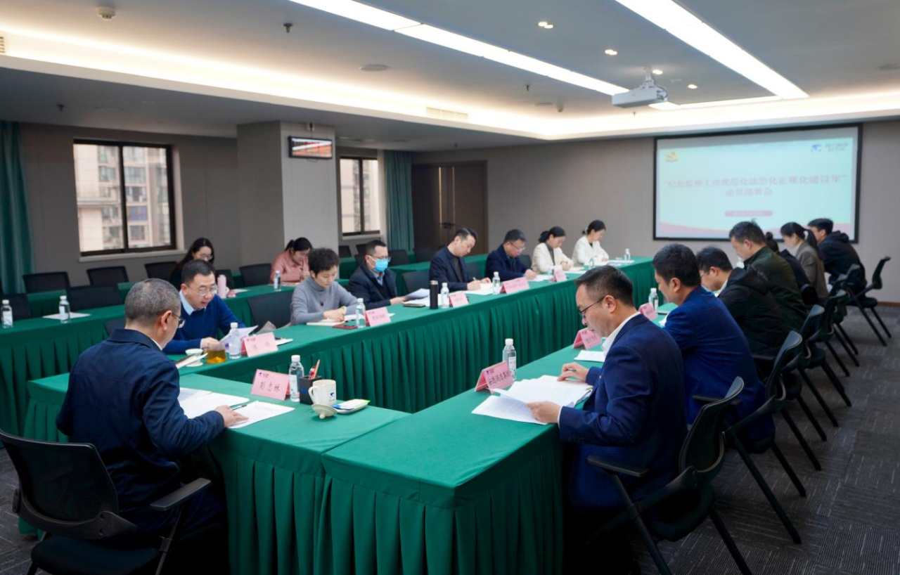 省纪委监委驻省龙8集团纪检监察组召开“纪检监察工作规范化法治化正规化建设年”行动动员部署会议